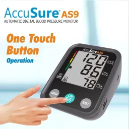 AccuSure AS9 Automatic + Advance Feature Blood Pressure Monitoring System for measuring BP AS9 Bp Monitor image 2