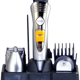 Kemei km-580a (silver) Grooming Kit 50 minRuntime 4 Length Settings-image-21