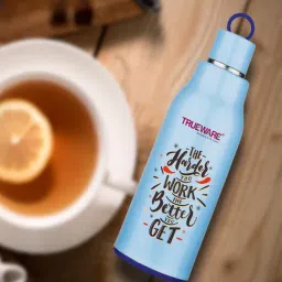 trueware Atom 700ml Thermoware Plastic & Steel Water Bottle-picture-28