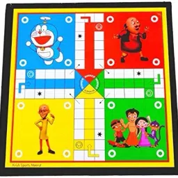 fit and cure Ludo and Chess Board Game Set | 2-in-1 | Family Fun Pack 2 cm Chess Board image 2