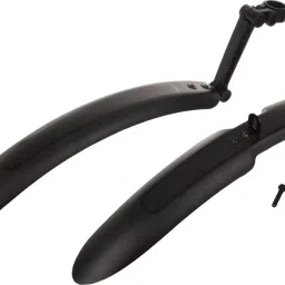 Bicycle Bolt -X Adjustable Reflective Mudguard/Fender Clip-on Front & Rear Fender-0
