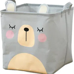 Cotton Collapsible Square Storage Baskets Cute Kids Toys Storage Organiser-32X32X32 Cm Storage Basket-picture-15