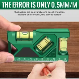 zitronix Magnetic Leveler Tool For Precision And Utility Magnetic Level Tool with 3 Bubble Vials and Scale for Horizontal Vertical Angles Magnetic Torpedo Level image 5