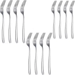 Stainless Steel Dinner Forks Table Forks Set Long Handle Forks for Buffet Forks Stainless Steel Serving Fork Set-24