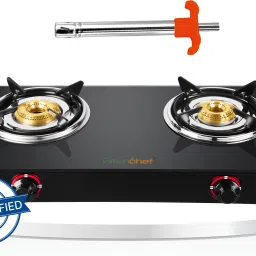 Ebony with Lighter Glass Manual Gas Stove-image-71