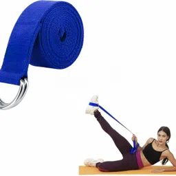 shopeleven Cotton Yoga Strap for Flexibility & Workout Belt for Men & Women Support Cotton Yoga Strap-picture-38