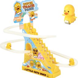 3 Duck Slide Toy Set Funny Automatic Stair-Climbing-image-6