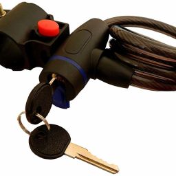 Multi Use Lock For Bike Cycle Helmet and Luggage With Mounting Bracket Bicycle Lock-image-26
