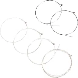 Classic Acoustic Guitar String Stainless Steel Set of 6 Guitar String (Pack of 1) Guitar String-89