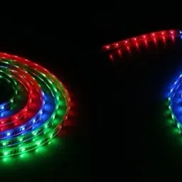 240 LEDs 4 m Multicolor Steady Strip Rice Lights-0