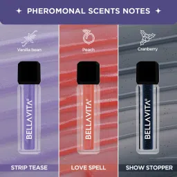 bellavita pH Adapting Mini Lip Gloss Set of 3x2ml| Glossy Finish| Hydrating & Non-sticky image 4