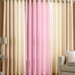 152 cm (5 ft) Polyester Semi Transparent Window Curtain (Pack Of 3)-image-51