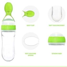 Baby Food and Fruit Feeder Cum Nibbler with Ergonomic Handle BPA Free- Silicon-image-2