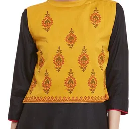 bitterlime Self Design Women Waistcoat-picture-43