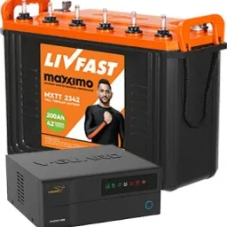 Maxximo MXTT 2342+V-guard jaadoo 700 Tubular Inverter Battery-image-55