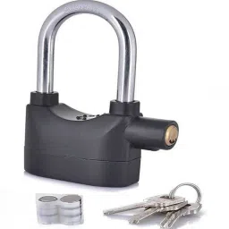 ITGood Anti Theft Burglar Pad Lock Alarm Security Siren Home Office Bike Bicycle Shop Luggage Strap & Safety Lock L1203-19