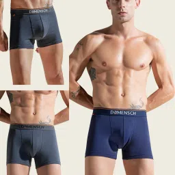 Pack of 3 Deo-Cotton Deodorizing Anti-Bacterial Men Trunk-image-78
