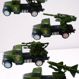 Auto World Military Die-Cast Vehicle Set–1.55 Scale Army Toy Trucks Pack Of 4-image-18