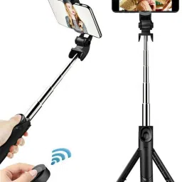 ZWOLLEX XT02 Professional Video Picture Catcher Bluetooth Selfie Stick with Tripod Stand Tripod, Tripod Bracket-image-8