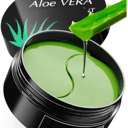 Aloe Vera Eye Treatment Mask Reduces Wrinkles And Puffiness,-18