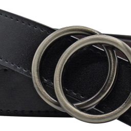 Women Casual Black Synthetic Belt-image-20