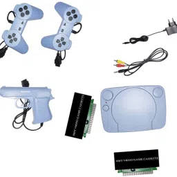 GROZA 91 Classic TV Game Console Inbuilt Game Contra, Super Mario Bros with 2 Cassette NA GB with Contra, Super Mario Bros, F1 Race, Cricket Game-picture-16