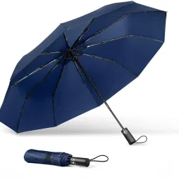 Windproof Umbrella,Ladies Auto Open Close Strong Wind Proof Rain Proof Umbrella-11