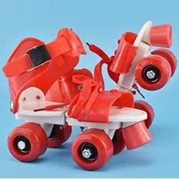 Unisex Quad Roller Skates with Front Brake and Adjustable In-line Skates - Size 16-23 UK-image-91