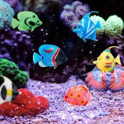 5 Pcs Artificial Moving Plastic Fishes Floating Fishes, Random Color & Style Aquarium Tool-image-65