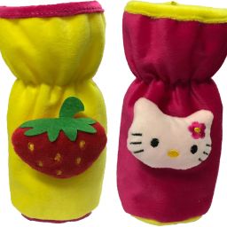 Premium quality Velvet Bottle Cover with teddy-10