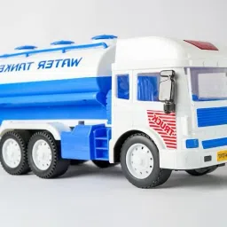 Toy Water Tanker Friction Powered Realistic Big Size Plastic Toy Vehicle-image-11
