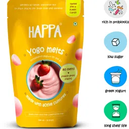 Happa Strawberry Yogo Melts I Fruit & Yogurt snack for little ones Baby Snacks 20 g-image-28