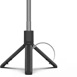 amesco Highly 3 in1 Selfie Stick Multi-Function Wireless Bluetooth R1 Selfie Stick with Remote Shutter 360 Rotate Extendable Handheld Foldable Mini Tripod Stand Foldable | Tripod | Selfie Stick | Bluetooth Shutter for Smartphones Professional Remote Control Selfie Stick Monopod 3 Axis Gimbal for Mobile image 2