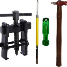 2"Inch Bearing Puller,6"Inch 2 In 1 Screw Driver,Hammer 200 gm Lever Tool-image-71