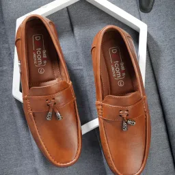 Lightweight | Comfortable | Trendy | Daily Wear | Synthetic Leather Loafers For Men-image-98