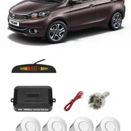 AB556 Silver Car Reverse Parking Sensor with LED Display 4 Sensor A556 Parking Sensor-image-40