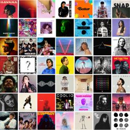 Music Song Album Covers Wall Collage Kit Poster For Home Decor 48 Piece Square Music Posters For Bedroom & Office Photographic Paper-image-64