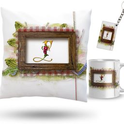 Cushion, Mug, Keychain Gift Set-15