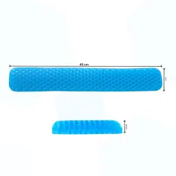 KUBER INDUSTRIES Keyboard Wrist Pad|Mouse Wrist Pad for Typing and Gaming|T-D002|Blue Silicone Keyboard Wrist Pad Wrist Rest image 2