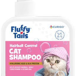 Hairball Control Shampoo | Hyaluronic acid & Silk Protein Conditioning Floral Fragrance Cat Shampoo-26
