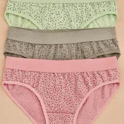 fiveflag Pack of 3 Women Hipster Multicolor Panty-picture-41