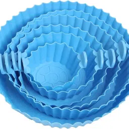 Air Fryer Silicone Pot 6 pcs with Ear Handles, Silicone Pot Liner NGB14 Air Fryer-image-70