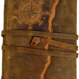100 % Genuine Vintage Leather Diary With Recycled Handmade Paper A5 Diary Unruled 200 Pages-picture-6
