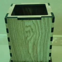 1 Compartments Pre laminate MDF Pen Stand-image-3