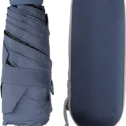 Mini Umbrella & Case (Manual Open) 6 Frame Use in Rain & Summer. UV Protection Umbrella-25