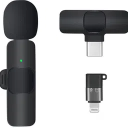 moozmob Professional Grade K8 Wireless Collar Mic for Youtube and Recording for Type C Smartphones and Lightning Port iOS Phone Wireless Collar Microphone-picture-19