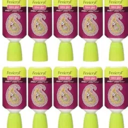 10 Pcs Pidilite Fevicryl Fabric Glue No Stitch Glue Mirror Patchwork Stone Lace Glue-image-17