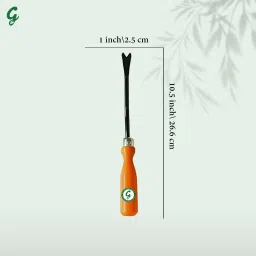 gardening zone 3-in-1 Garden Tool Set | Trowel, Weeder & Cultivator for Home Use Garden Tool Kit image 3