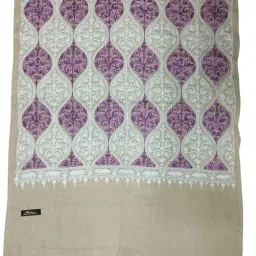 Nankana Shawls Polyester Wool Blend Embroidered Women, Men Shawl-image-101