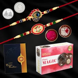 Rakhi gift for brother with Choco Beats(32-GM) | Rakhi set |Y22K2_513+514_CM32 Assorted Gift Box-image-76